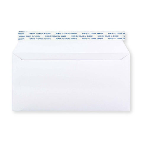 DL White Business 230gsm Peel & Seal Envelope (110 x 220mm)