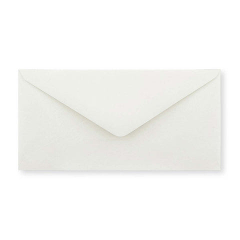 DL White Hammer 110gsm Gummed V-Flap Envelope (110 x 220mm)