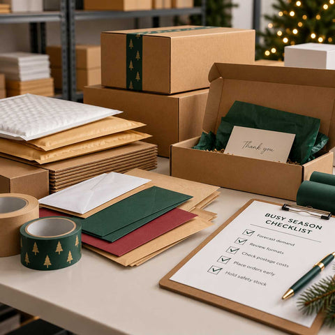How to Prepare for a Busy Season: Packaging and Envelopes