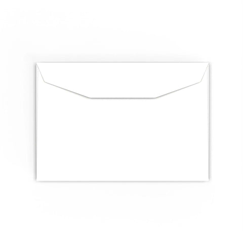 C6 White Opaque Business 90gsm Gummed Envelope (114 x 162mm)