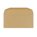 DL Manila Brown Business 80gsm Gummed Envelope (110 x 220mm)