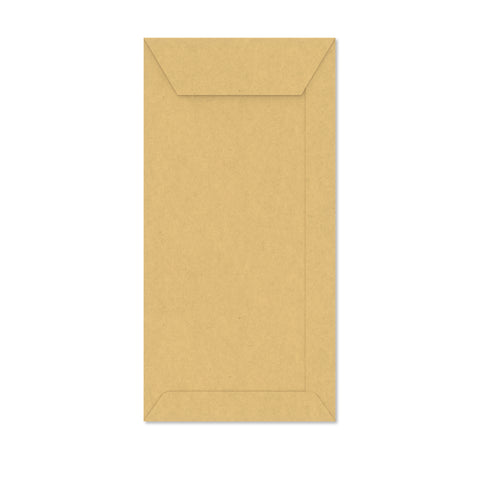 DL Manila Brown 115gsm Peel & Seal Coloured Envelope (220 x 110mm)