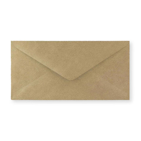 DL Fleck 100gsm Gummed V-Flap Envelope (110 x 220mm)