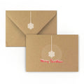 Christmas Snowflake Printed Envelopes