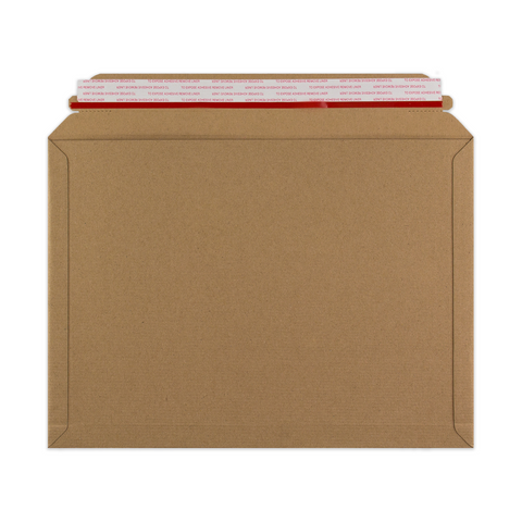 Manila Brown 400gsm Peel & Seal Rigid Board Mailers Envelope (248 x 345mm)