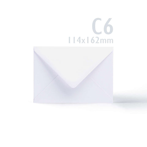 White Tri-Fold Oval Aperture Cards Pack