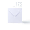 White V-Flap Envelope & Scalloped Card Pack