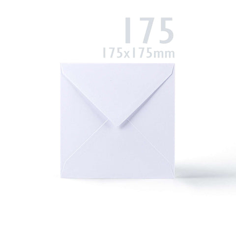 White V-Flap Envelope & Scalloped Card Pack