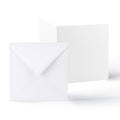 White V-Flap Envelope & Smooth Card Pack
