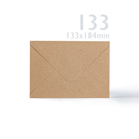 Kraft V-Flap Envelope & Kraft Card Pack
