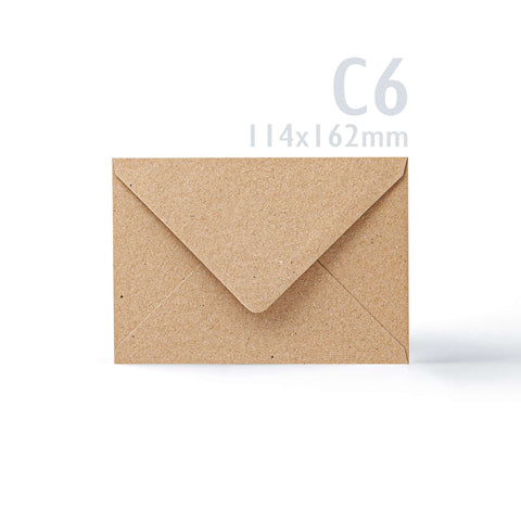 Kraft V-Flap Envelope & Kraft Card Pack