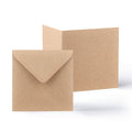 Kraft V-Flap Envelope & Kraft Card Pack