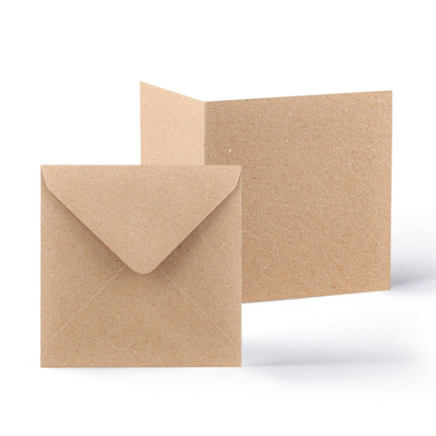 Kraft V-Flap Envelope & Kraft Card Pack