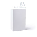 White V-Flap Envelope & Hammered Card Pack