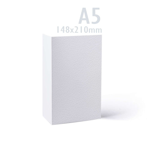 White V-Flap Envelope & Hammered Card Pack