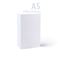 White V-Flap Envelope & Linen Card Pack