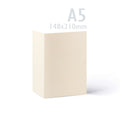 White V-Flap Envelope & Linen Card Pack
