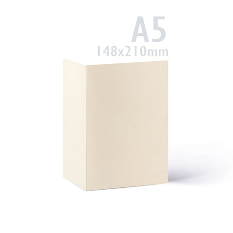 White V-Flap Envelope & Linen Card Pack