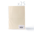 White V-Flap Envelope & Hammered Card Pack
