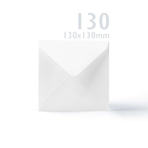 White V-Flap Envelope & Smooth Card Pack