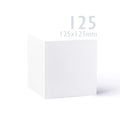 White V-Flap Envelope & Linen Card Pack
