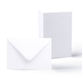 White V-Flap Envelope & Smooth Card Pack