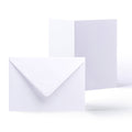 White V-Flap Envelope & Smooth Card Pack