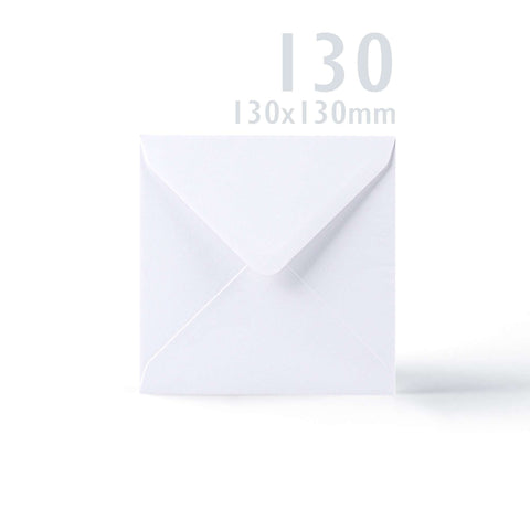 White V-Flap Envelope & Scalloped Card Pack