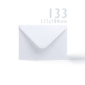 White V-Flap Envelope & Scalloped Card Pack