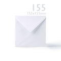 White V-Flap Envelope & Scalloped Card Pack