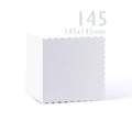 White V-Flap Envelope & Scalloped Card Pack