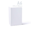White V-Flap Envelope & Scalloped Card Pack
