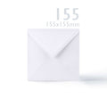 White V-Flap Envelope & Hammered Card Pack