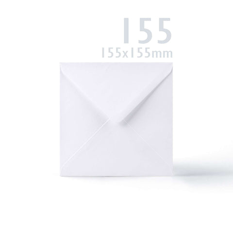 White V-Flap Envelope & Hammered Card Pack