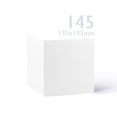 White V-Flap Envelope & Hammered Card Pack