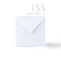 White V-Flap Envelope & Linen Card Pack