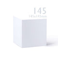 White V-Flap Envelope & Linen Card Pack