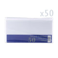 White V-Flap Envelope & Linen Card Pack