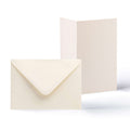 White V-Flap Envelope & Hammered Card Pack