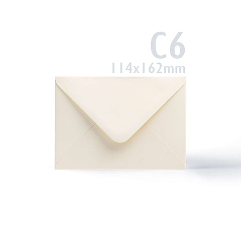 White V-Flap Envelope & Hammered Card Pack