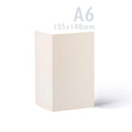 White V-Flap Envelope & Hammered Card Pack