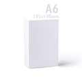 White V-Flap Envelope & Linen Card Pack