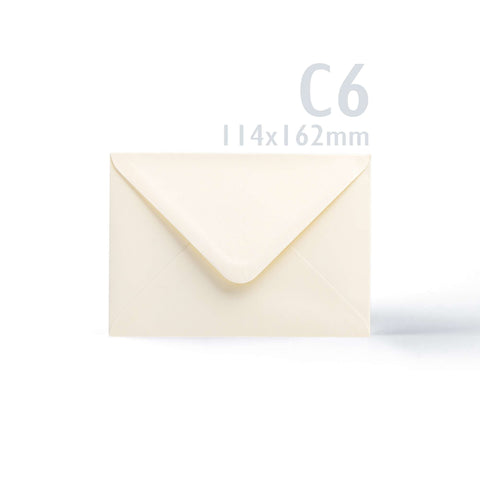 White V-Flap Envelope & Linen Card Pack