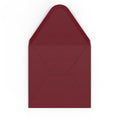 Burgundy Gummed V-Flap 110gsm Envelope (130 x 130mm)