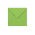 Mid Green Gummed V-Flap 120gsm Envelope (130 x 130mm)