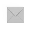 Pale Grey Gummed V-Flap 120gsm Envelope (130 x 130mm)