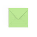 Pale Green Gummed V-Flap 120gsm Envelope (130 x 130mm)
