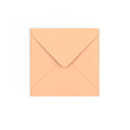 Salmon Pink Gummed V-Flap 120gsm Envelope (130 x 130mm)