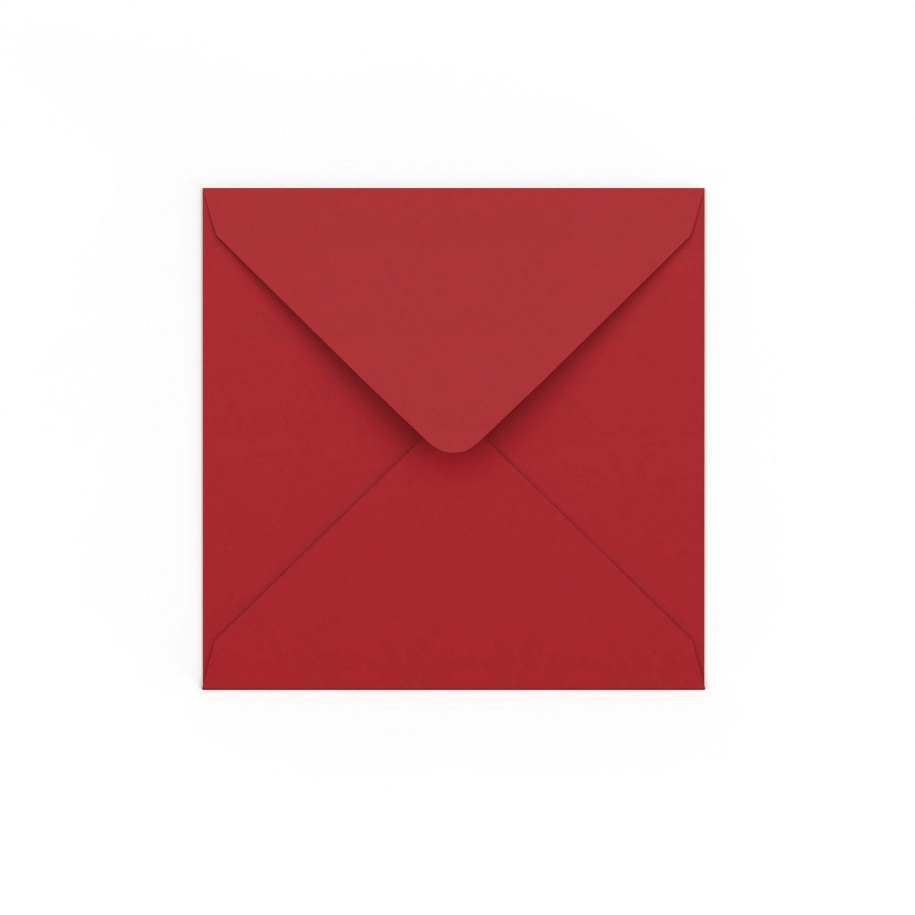 Dark Red Gummed V-Flap 120gsm Envelope (140 x 140mm) – Envelopes.co.uk