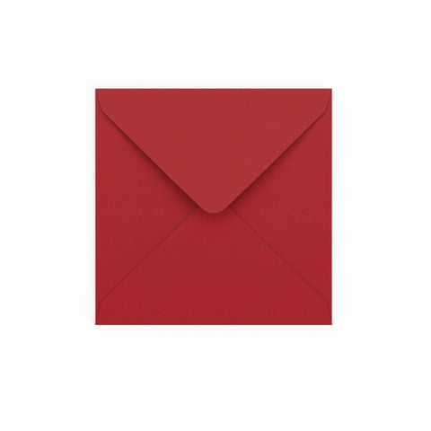  - Dark Red Gummed 120gsm Envelope (140 x 140mm) - Envelopes.co.uk